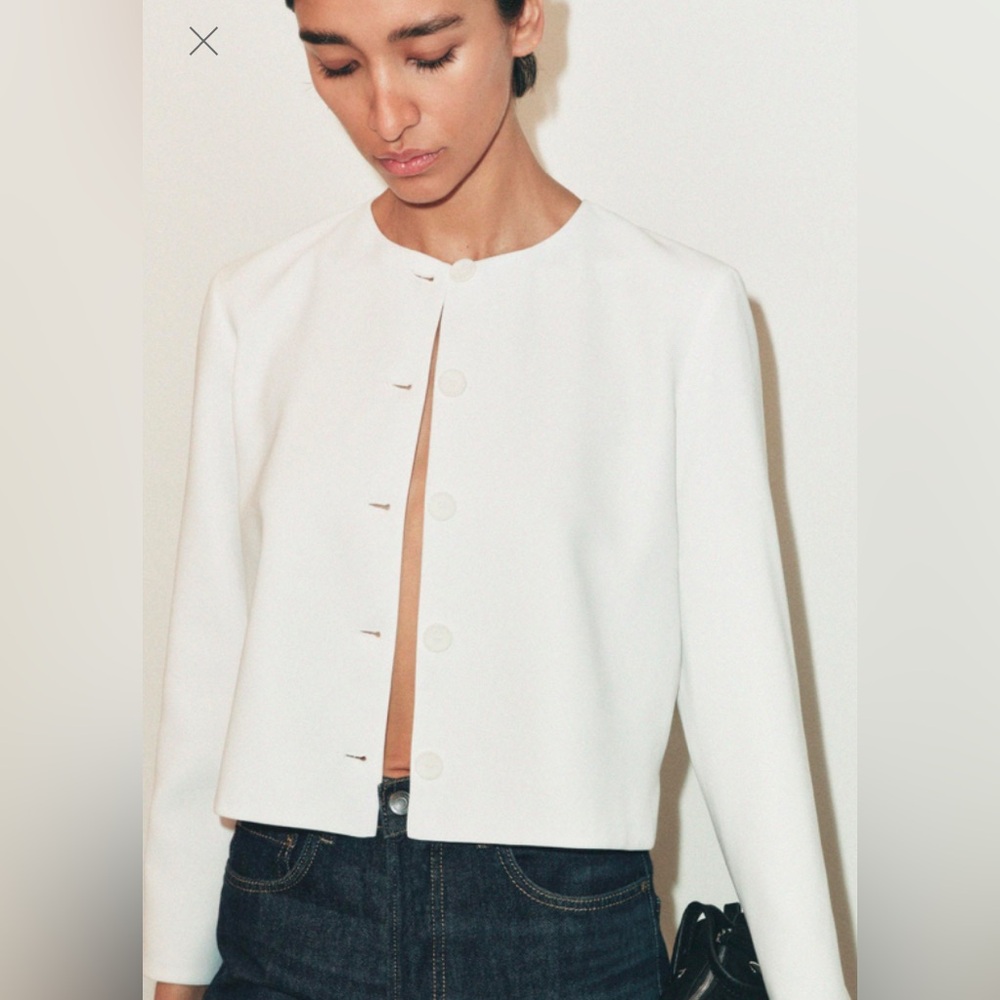 Zara Collection Buttoned Jacket | NWT - Picture 2 of 9